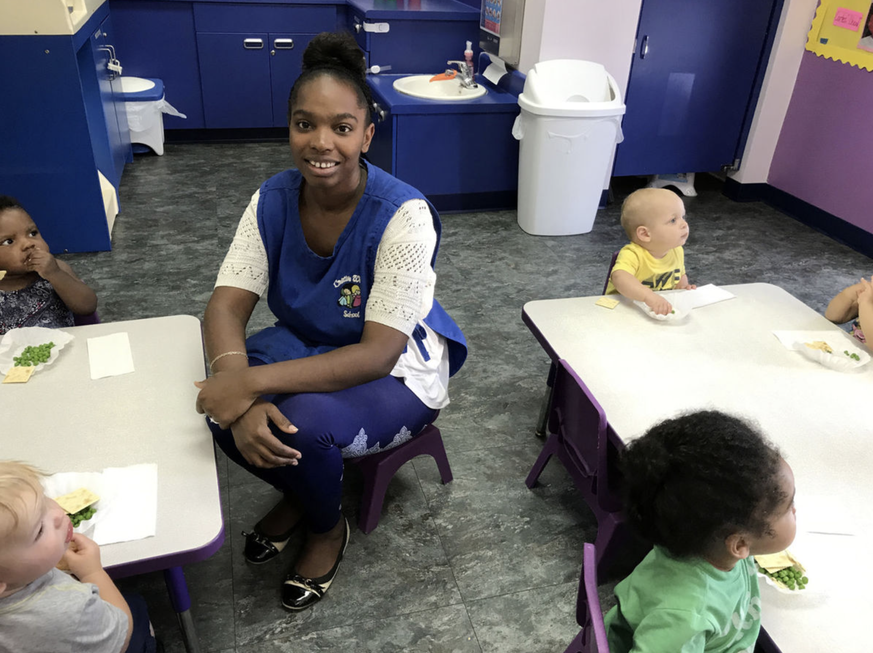 Kori Wright 1st early childhood education apprentice at TCC